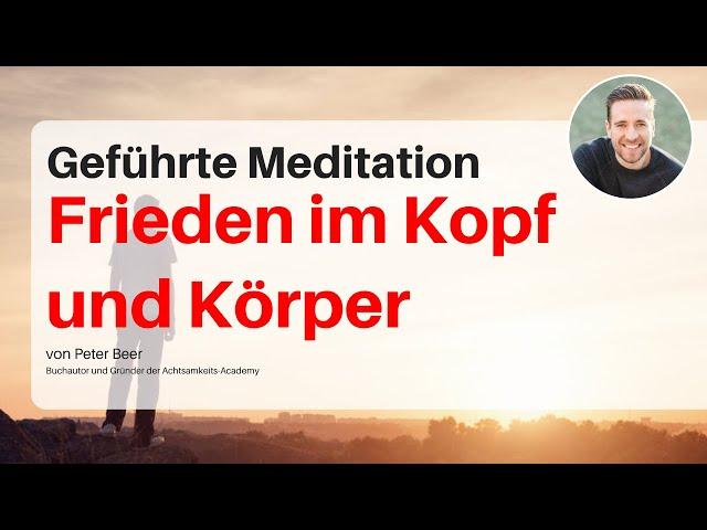 Geführte Meditation - Loslassen von Angst, Unruhe, Sorgen, Stress, Traurigkeit