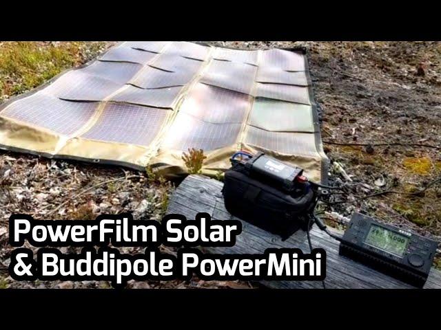 Buddipole PowerMini charge controller & PowerFilm Solar