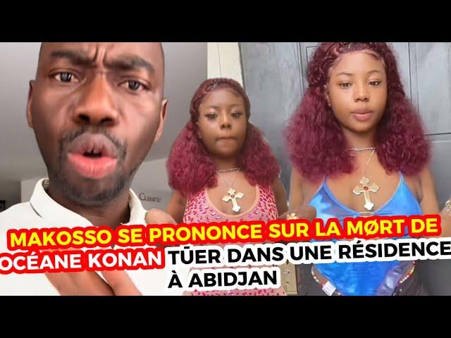 LE GENERAL CAMILLE MAKOSSO SE PRONONCE SUR LA MØRT DE OCEANE KONAN TūĘR DANS UNE RESIDENCE A ASSINI