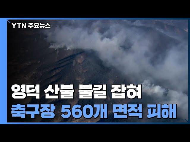 영덕 산불 3일 만에 불길 잡혀...축구장 560개 면적 피해 / YTN