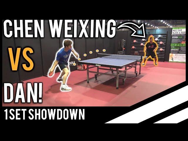 Chen Weixing vs TableTennisDaily's Dan!