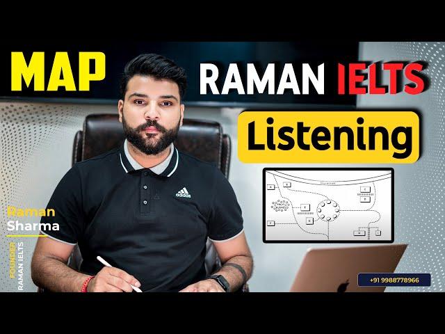 IELTS Listening MAP II 9Band Tips and Tricks II Strategy and Plan by Raman Sir.