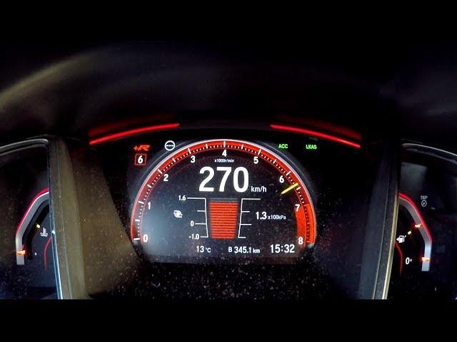 New 2017 Honda Civic Type R 0-270 kph