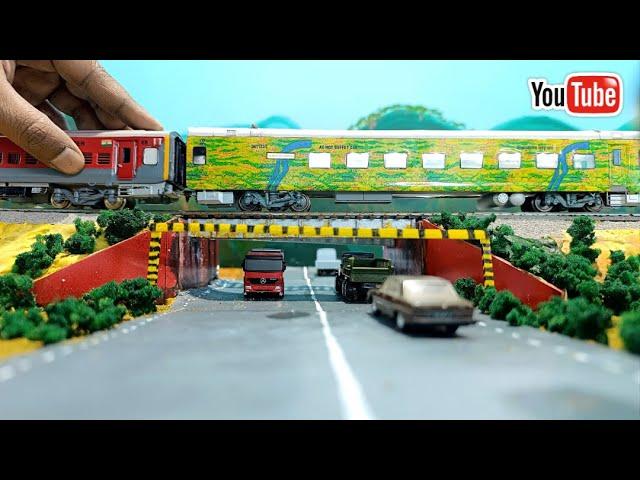 Indian Railways HO Scale Miniature Model Train | Indian Miniature Train Model | train video