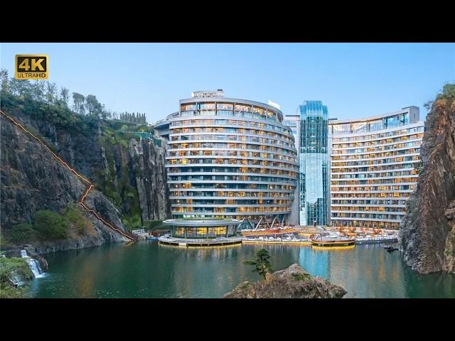 Experience China's Incredible Luxury Hotel Built Inside a Quarry