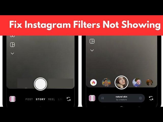 How To Fix Instagram Filters Not Showing | Fix Instagram Filters Not Working