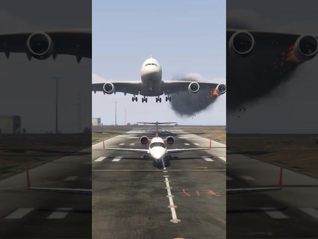 AIRBUS a380 Emergency Landing RIGHT IN FRONT of Private Plane!
