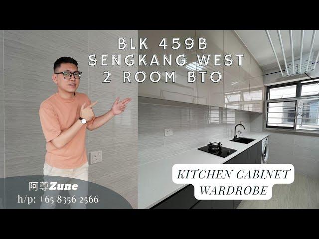 【SG Reno 38】Blk 459B Sengkang West 简单而实用的两房新组屋 (Simple yet practical 2 Room BTO)