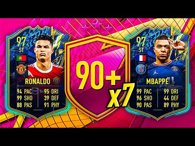 25x 90+ x7 FUTTIES UPGRADE PACKS!  FIFA 22 Ultimate Team