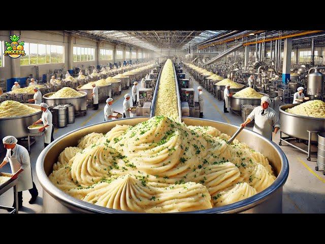 How Creamy Mashed Potatoes are Made in Factory – Mashed Potatoes Factory Process