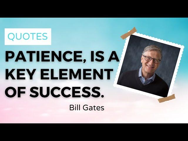 Best Motivational Quotes By Bill Gates - PillowQuotes 