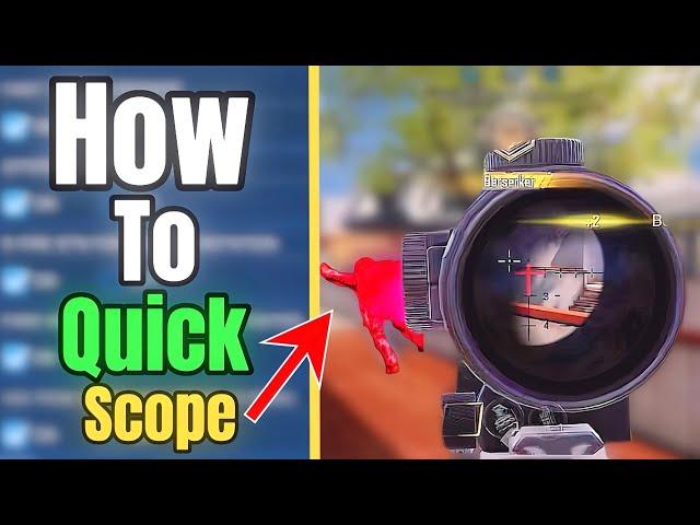 Quick Scoping Made Easy: 4 Pro Tips! | CODM