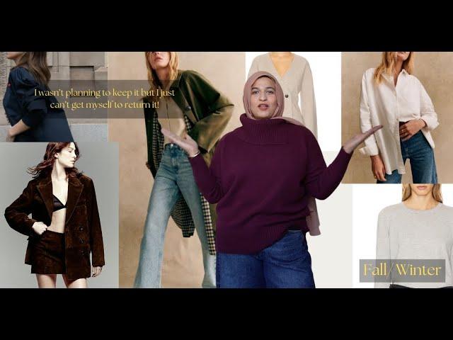 Modest Fashion Try-On Haul | Revolve, Sézane & Madewell | Fall Transition Finds for Hijabi's