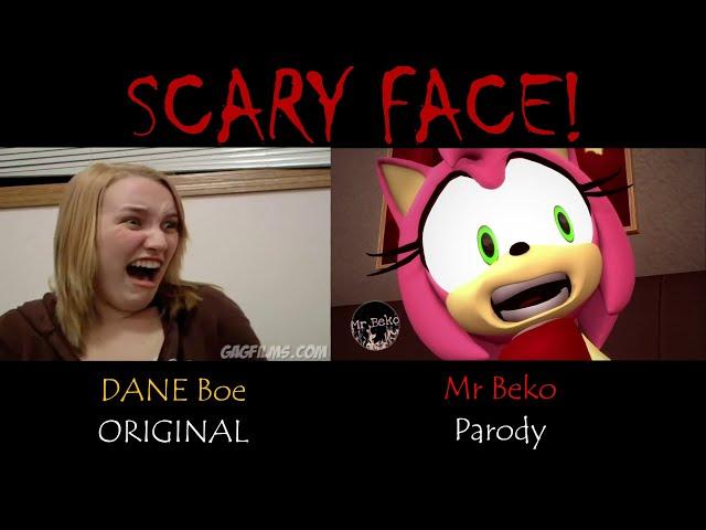 ORIGINAL VS PARODY - SCARY FACE!