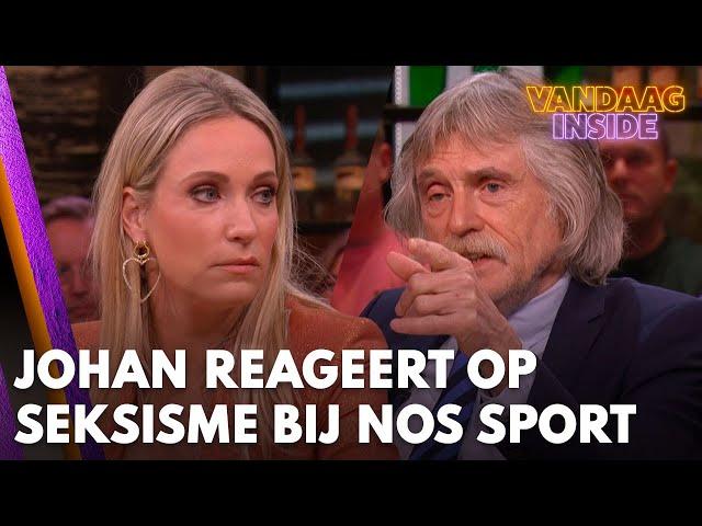 Johan reageert op verhaal van presentatrice over seksisme bij NOS Sport | VANDAAG INSIDE