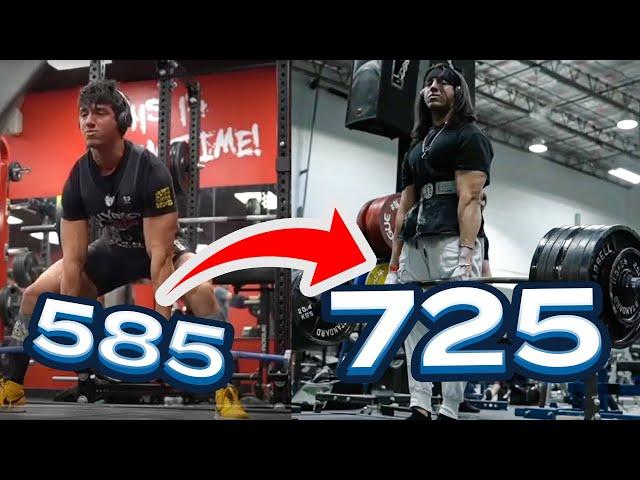 ProfessionalWeakGuy -DEADLIFT TRANSFORMATION- 585 -725