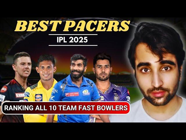 Strongest FAST Bowling Lineup in IPL 2025 ? Ranking All 10 Teams | KKR | CSK | RCB | MI | SRH | DC