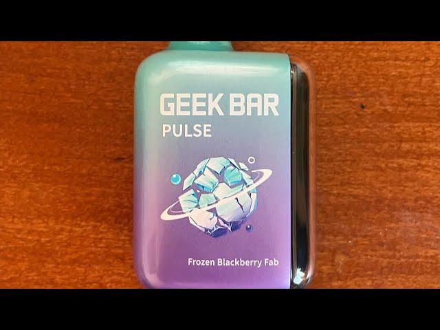 Frozen blackberry fab geek bar pulse review