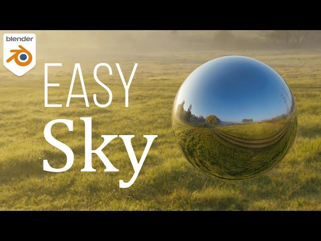 How to Add A Sky Background in Blender 2.9 (Easy)