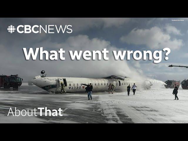 How did a Delta plane crash-land upside down? | About That