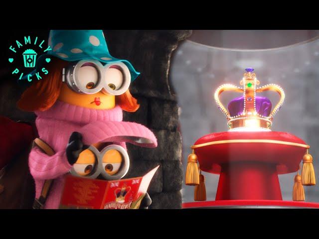 The Minions Attempt to Steal the Crown Jewels | Minions