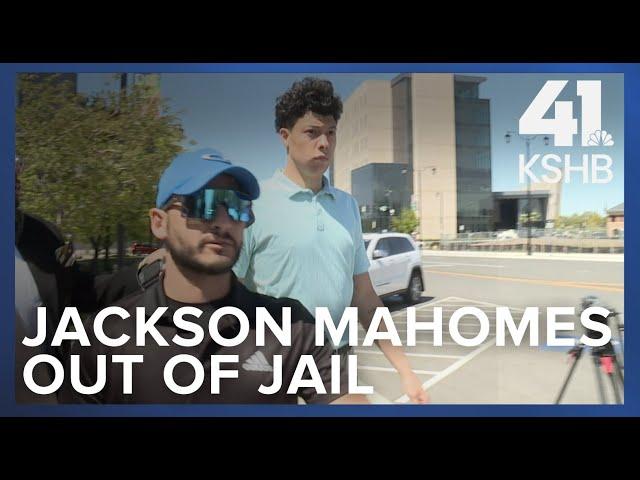 Jackson Mahomes out of Johnson County Jail after posting $100K bond