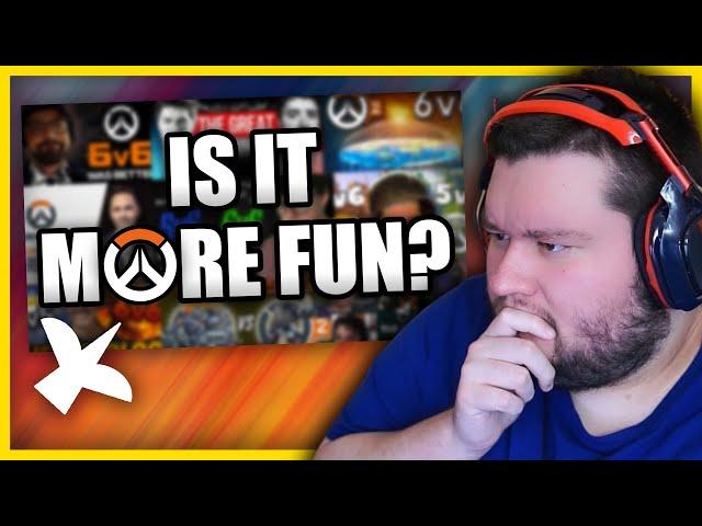 Flats Reacts To "I Tested 6v6 Overwatch To Prove Everyone Wrong"