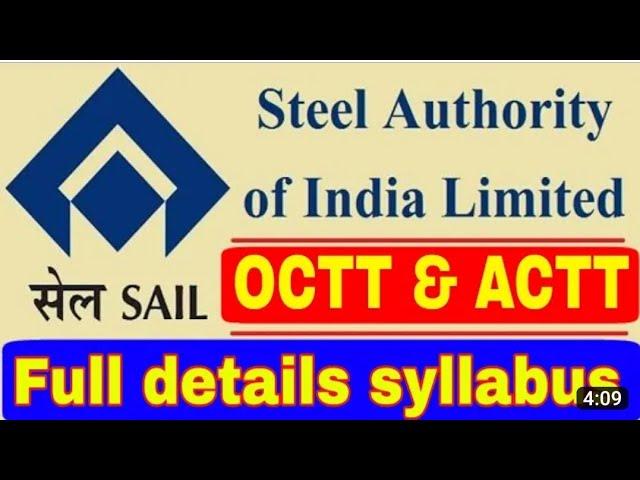 sail DSP issco Burnpur RSP bsp detailed syllabus 2023