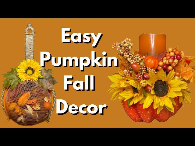 Easy Fall DIY | Dollar Tree Fall Decor | Dollar Tree Fall DIY | Dollar Tree Fall Home Decor