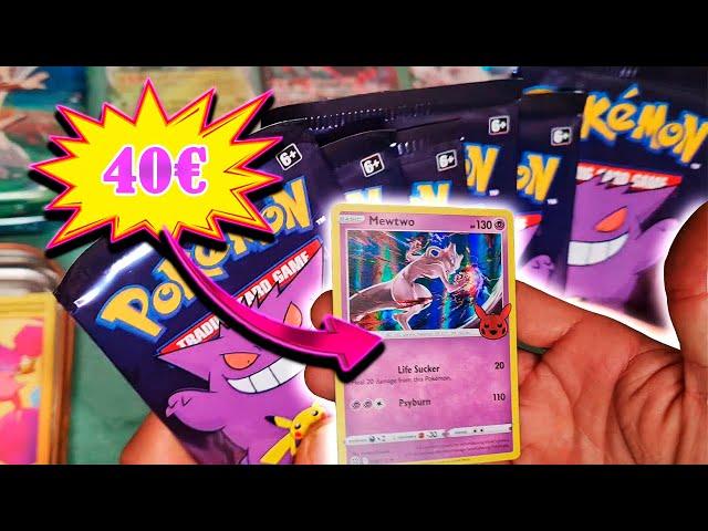 Una carta con VALOR de 40€! y Mucho Mas! | CAJA DE SOBRES POKEMON TCG Truco o Trato Halloween