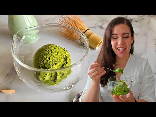 How To Make Extra Strong Matcha Ice Cream Recipe