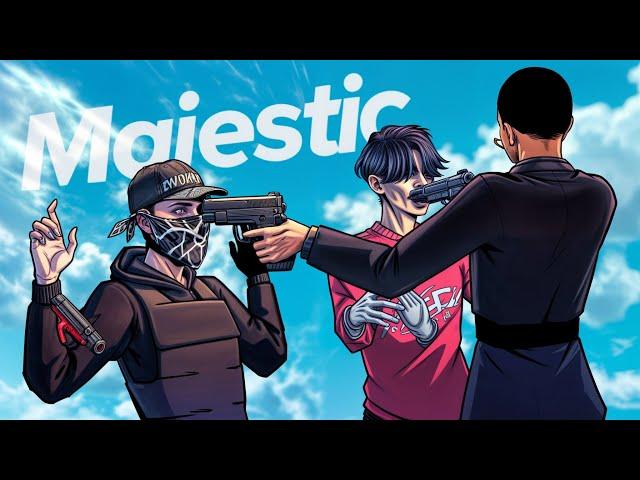 НАКАЗАЛ ТОЛПУ ШКОЛЬНИКОВ в ГТА 5 РП / MAJESTIC RP