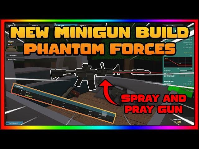 I Made A Minigun Build - Phantom Forces | Roblox