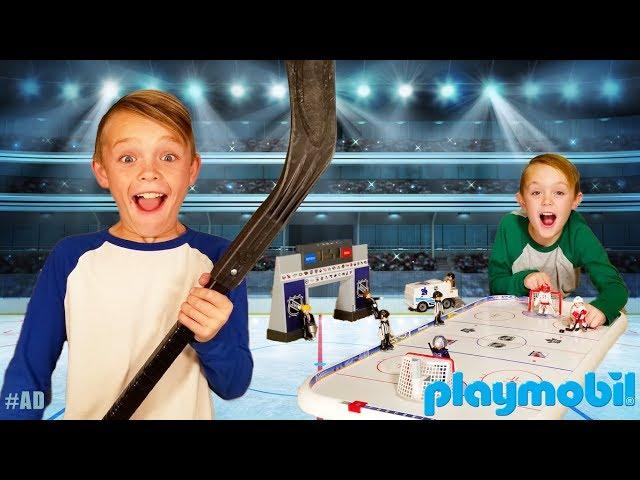 Jack vs Kaden in Hockey & Search for the Missing Toys!