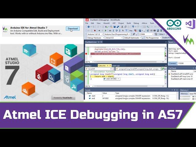 Starting GDB in AS7 for Arduino and Atmel ICE