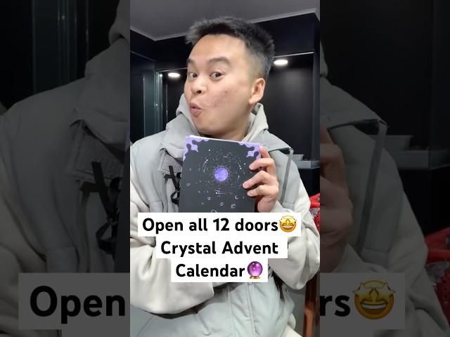 Open all 12 doors at once! Crystal Advent Calendar 2024. YouTube only allows me to upload 60 seconds