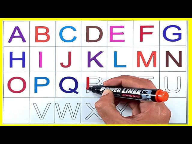 Tracing Letters | Tracing Letters For Kids | Tracing With Colours  | Tracing ABC