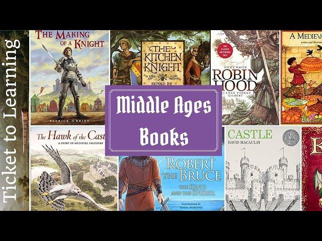 European Middle Ages Books | Homeschool Unit Study Library Books and Book Haul