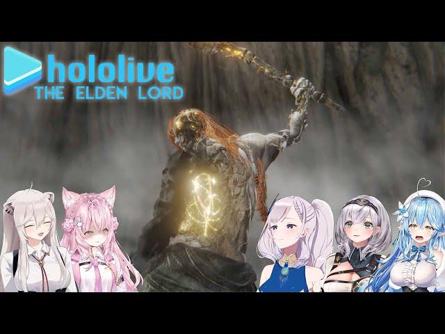 All Hololive Members Reaction To Elden Ring Final Boss Hololive【ENG SUB】