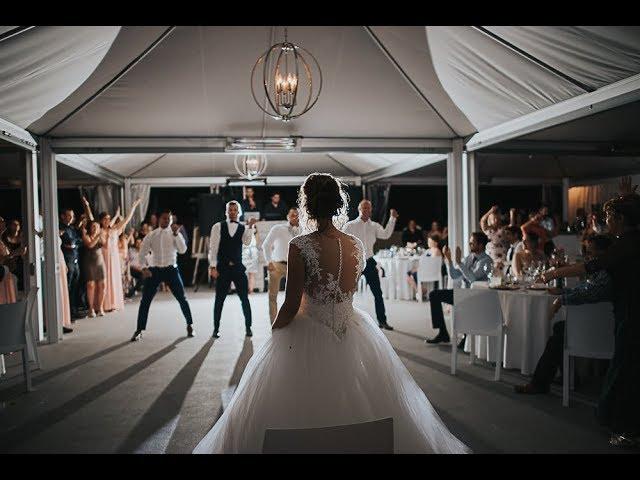 EPIC GROOMSMEN DANCE SUPRISE for the bride - Amazing Wedding all time!