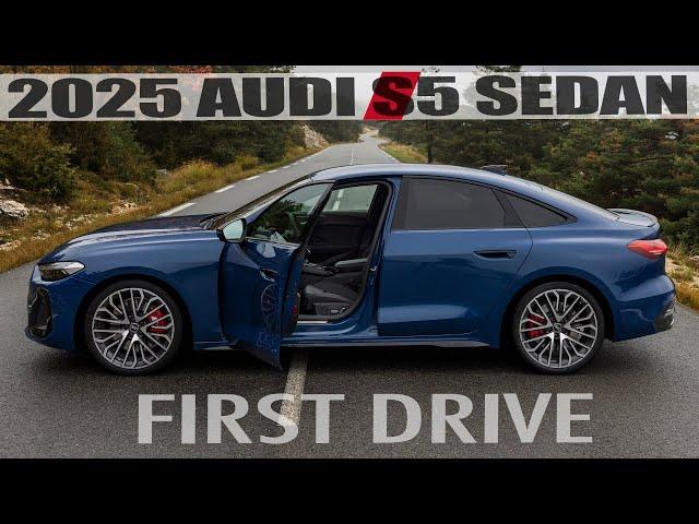 FIRST DRIVE! 2025 AUDI S5 SEDAN TFSI - All details, launches, sounds & much more