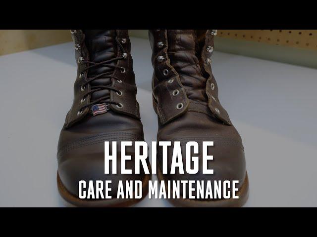 DIY Red Wing Heritage Boots Cleaning, Conditioning, and Maintenance