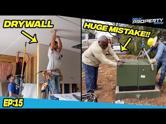 HUGE MISTAKE!! Insulation & Drywall Install | - Building a House | $475,000 Duplex Build | EP 15