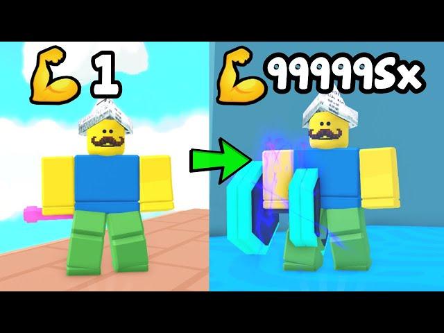 I Became The Strongest In Push Simulator Roblox! Defeated Final Boss!