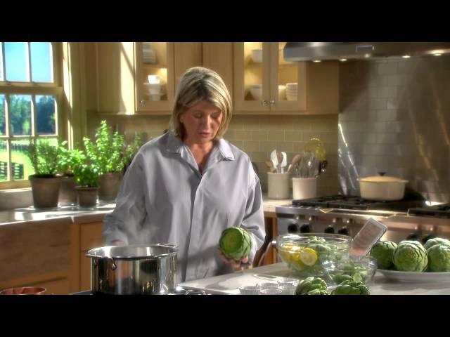 Preparing Artichokes - Martha Stewart's Cooking School