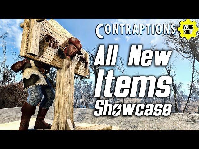 Fallout 4 Contraptions DLC - All New Items Showcase