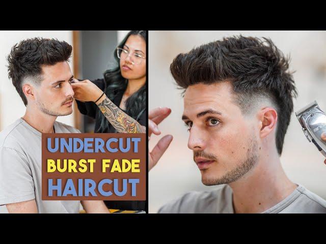 Disconnected Burst Fade | Mens Haircut & Style 2022