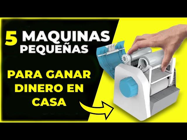 ¡5 MINI MÁQUINAS PARA GANAR DINERO DESDE CASA!  (Económicas y Rentables) 