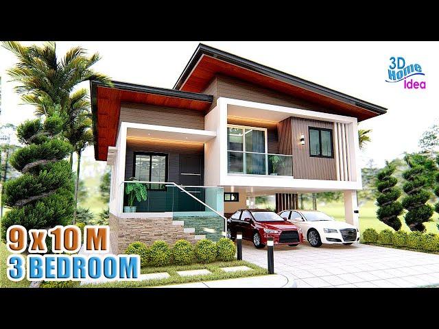 MODERN SPLIT LEVEL HOUSE | 9 X 10 Meters with 3 bedroom