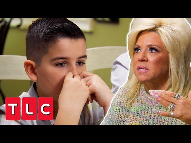 Theresa In Tears Over 10-Year-Old-Boy Who Lost His Little Sister In A Fire | Long Island Medium